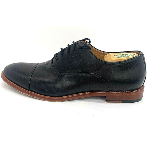 Warfield & Grand Mens Fremont Oxford Leather Dress Shoes Cap Toe Black Sz US 11 main image 4